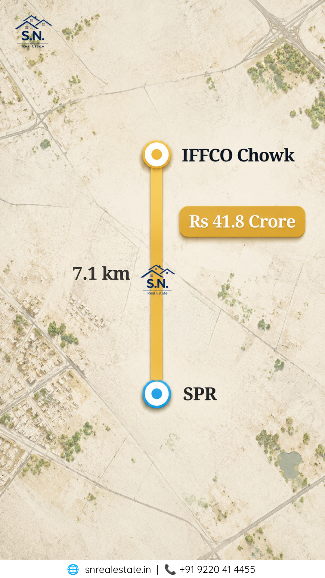 Iffco chowk-SPR commute